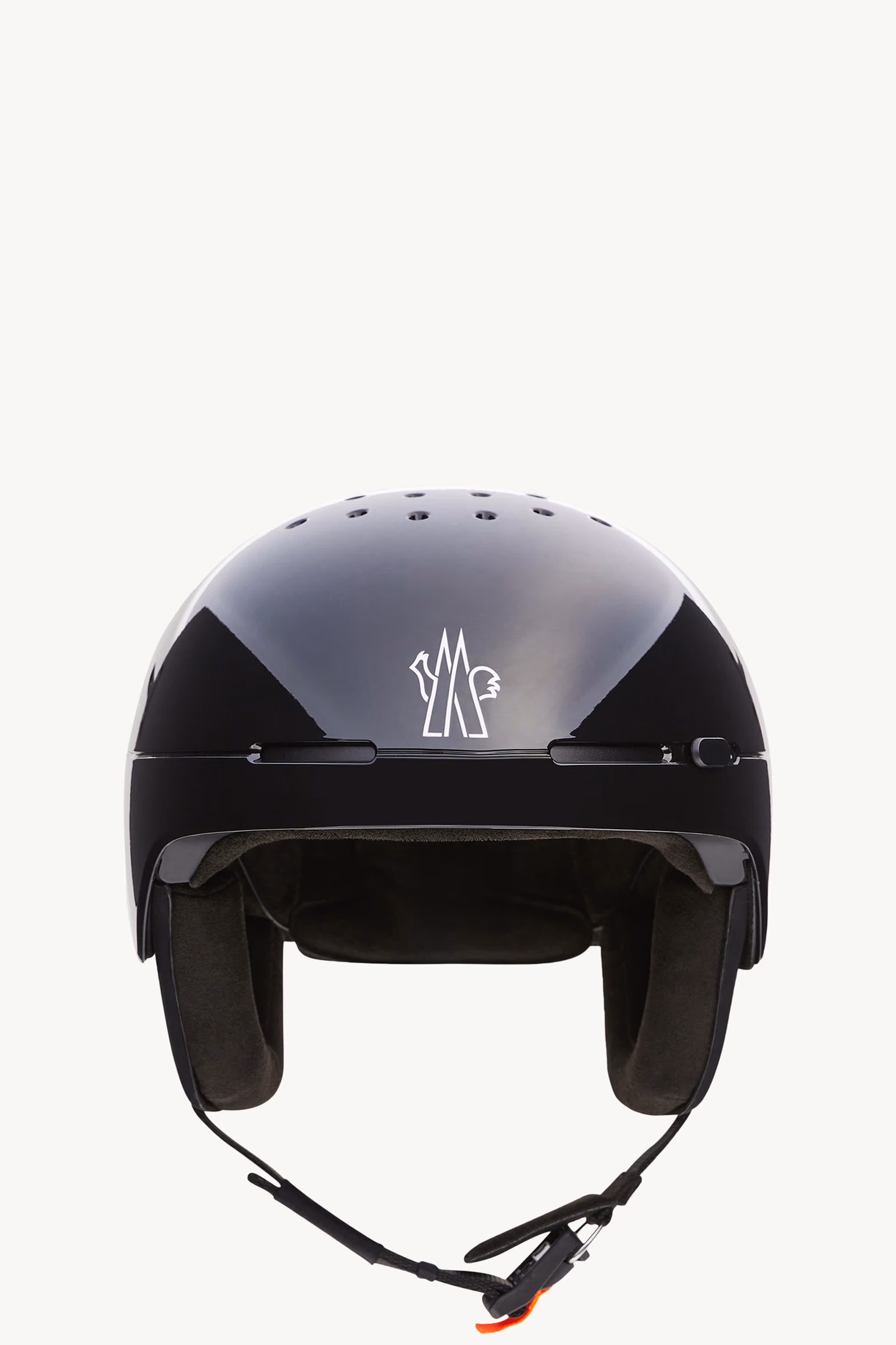 Logo Ski Helmet Black Moncler 0
